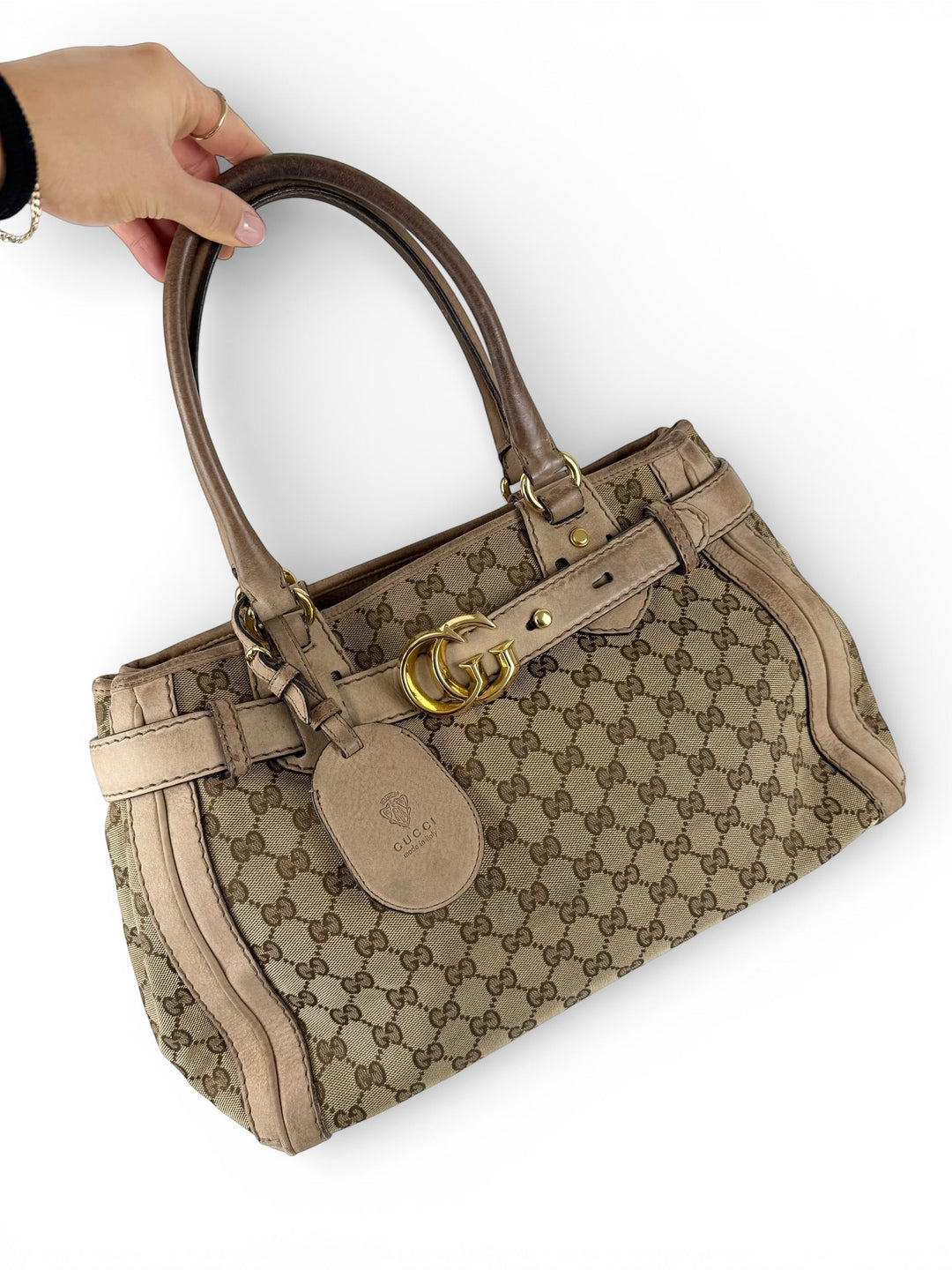 2011 Gucci GG Monogram Running Tote Bag
