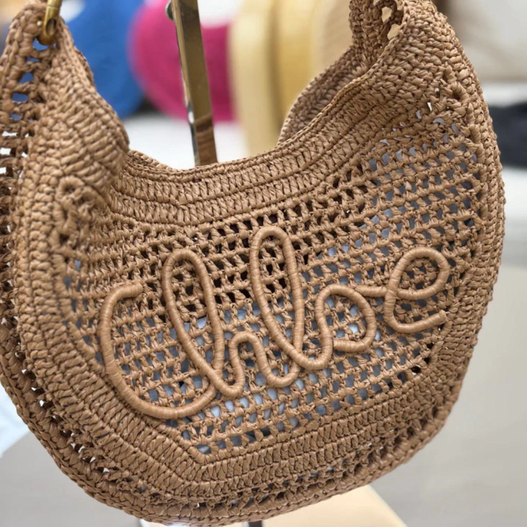 Chloé Bolso «Banana» de rafia