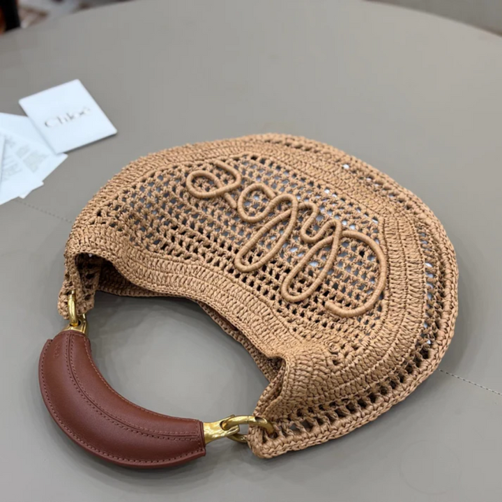 Chloé Bolso «Banana» de rafia