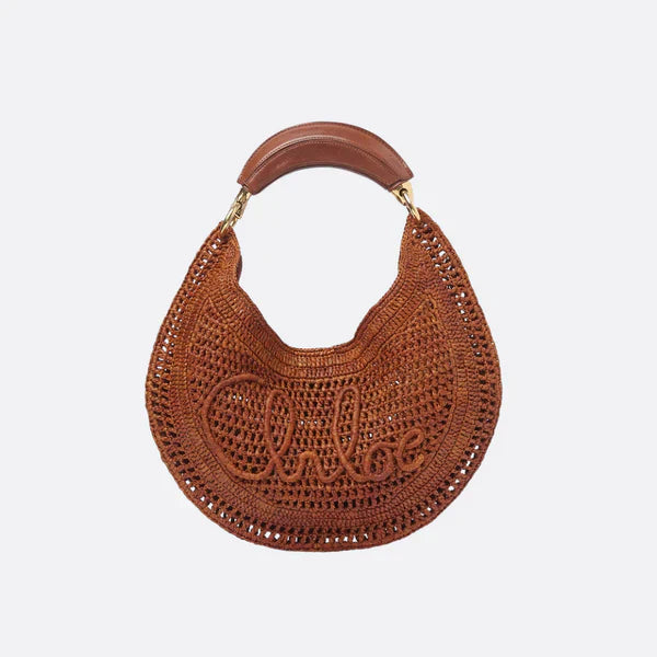 Chloé Bolso «Banana» de rafia