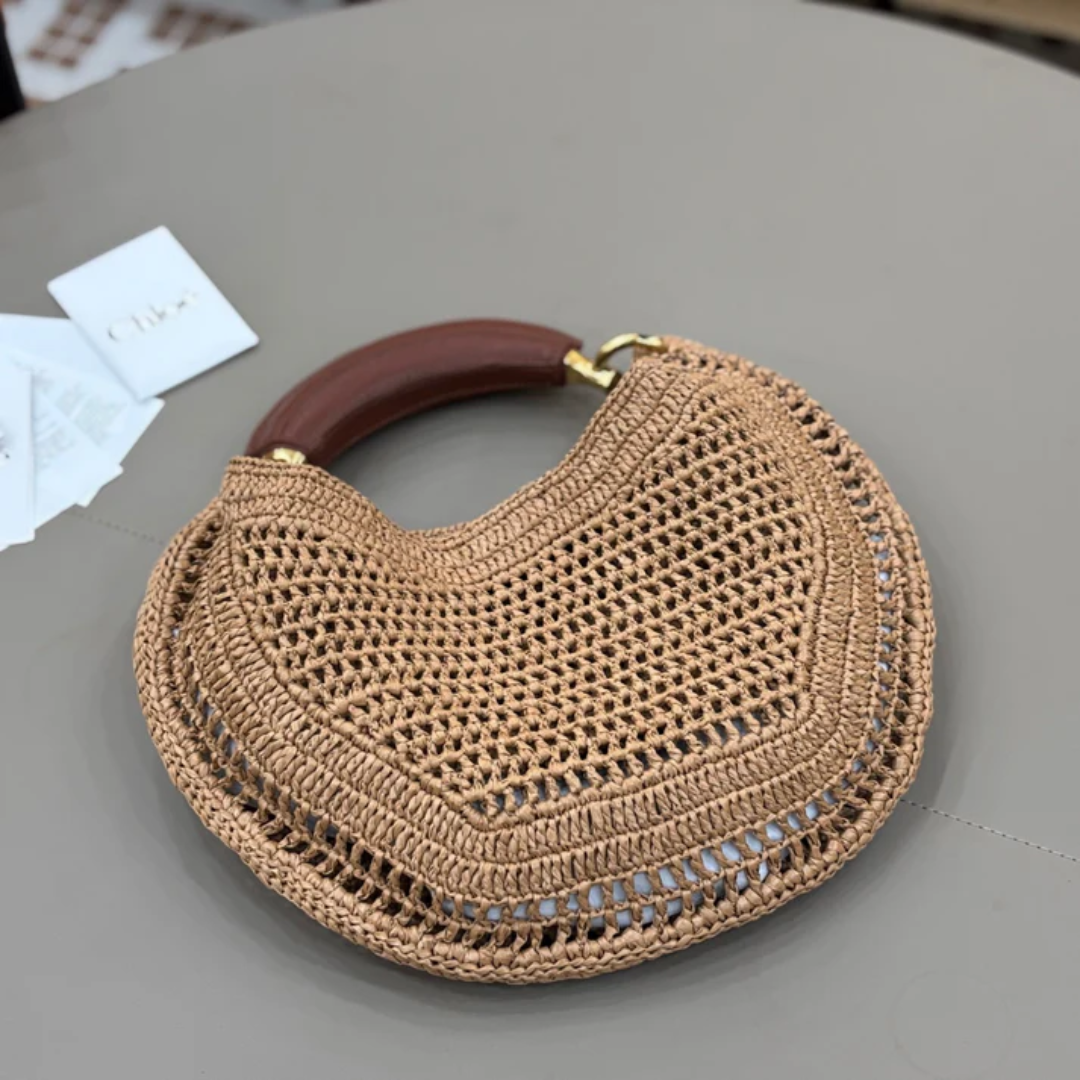 Chloé Bolso «Banana» de rafia