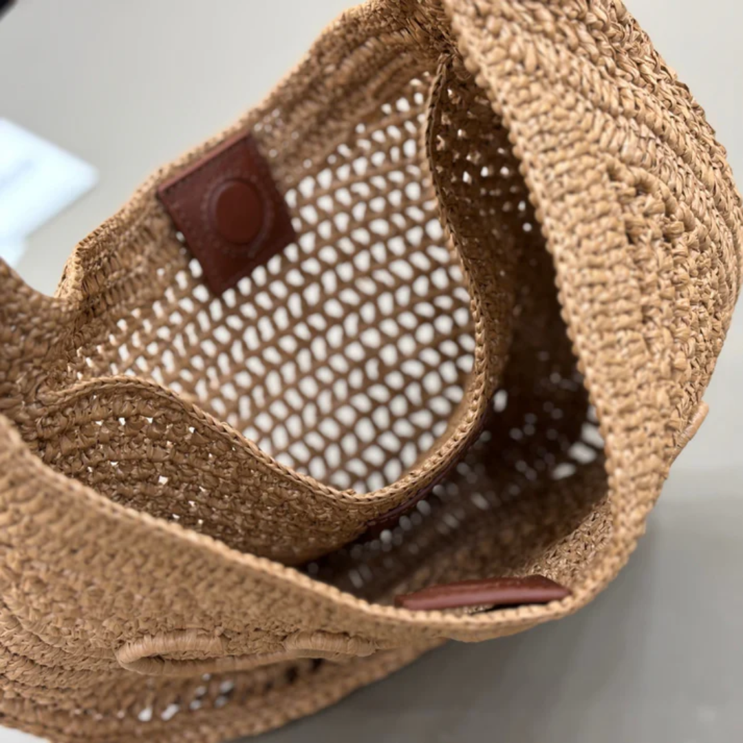Chloé Bolso «Banana» de rafia