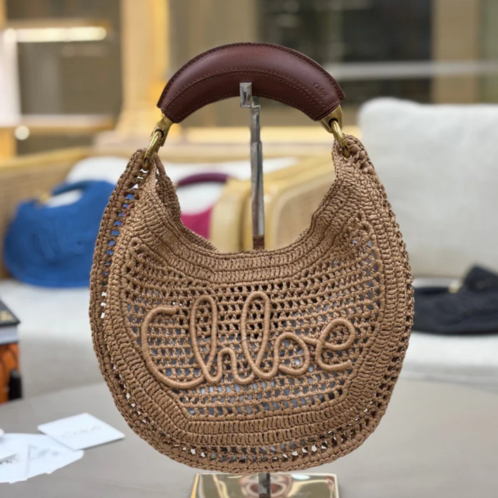 Chloé Bolso «Banana» de rafia