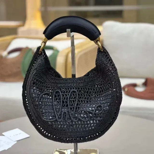 Chloé Bolso «Banana» de rafia