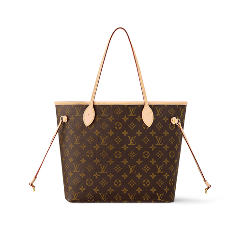 LV Neverfull MM de lona Monogram